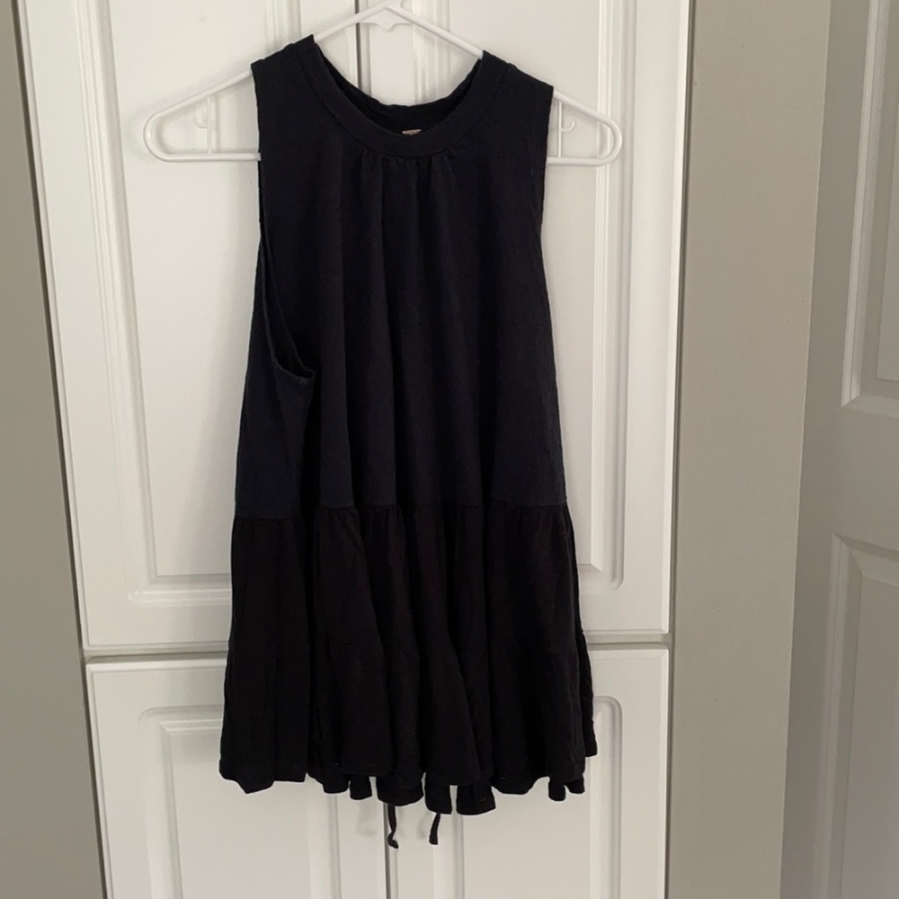 Free People tunic, black, size S